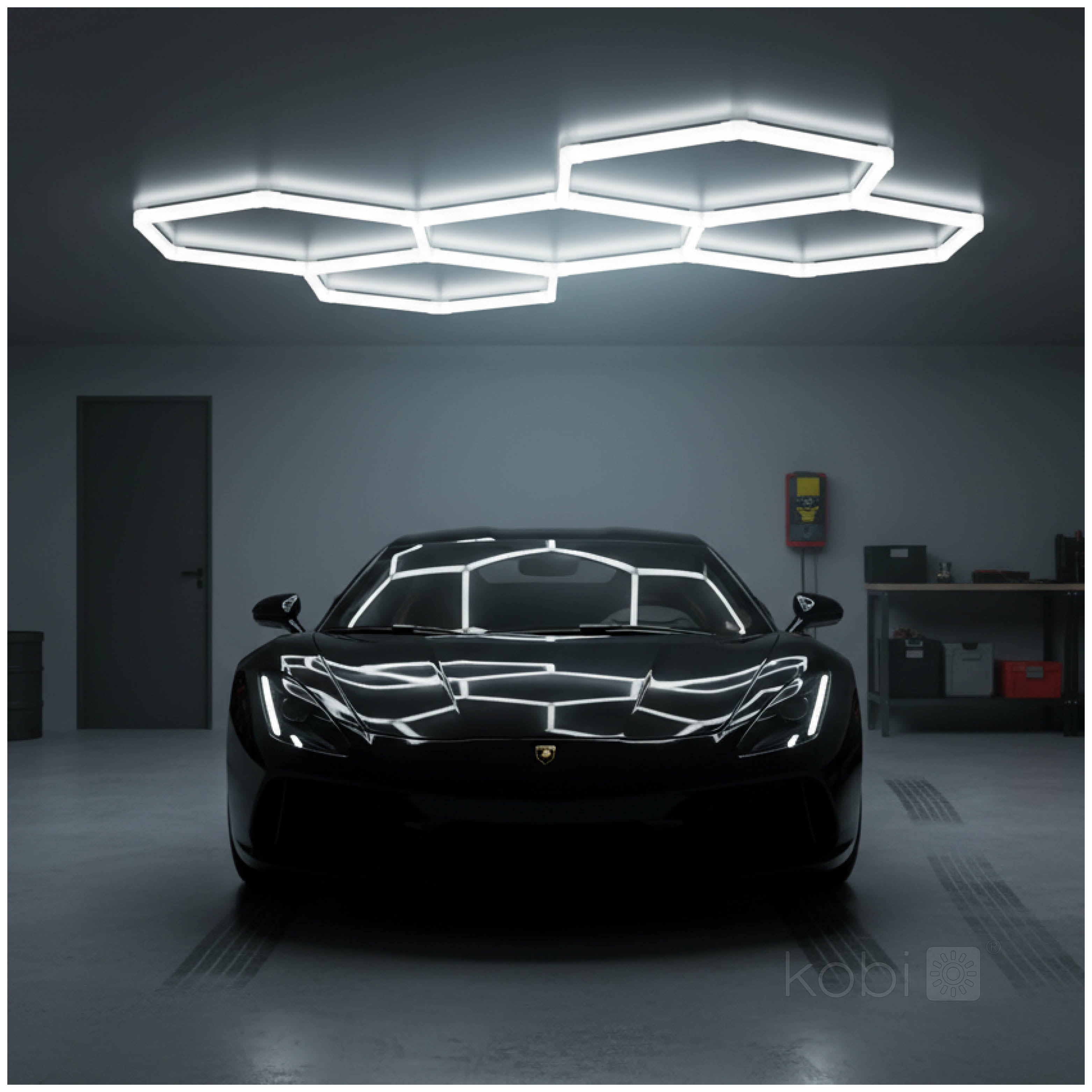 Ceiling lamp LED HEXLINE 208x300cm 6500K Kobi