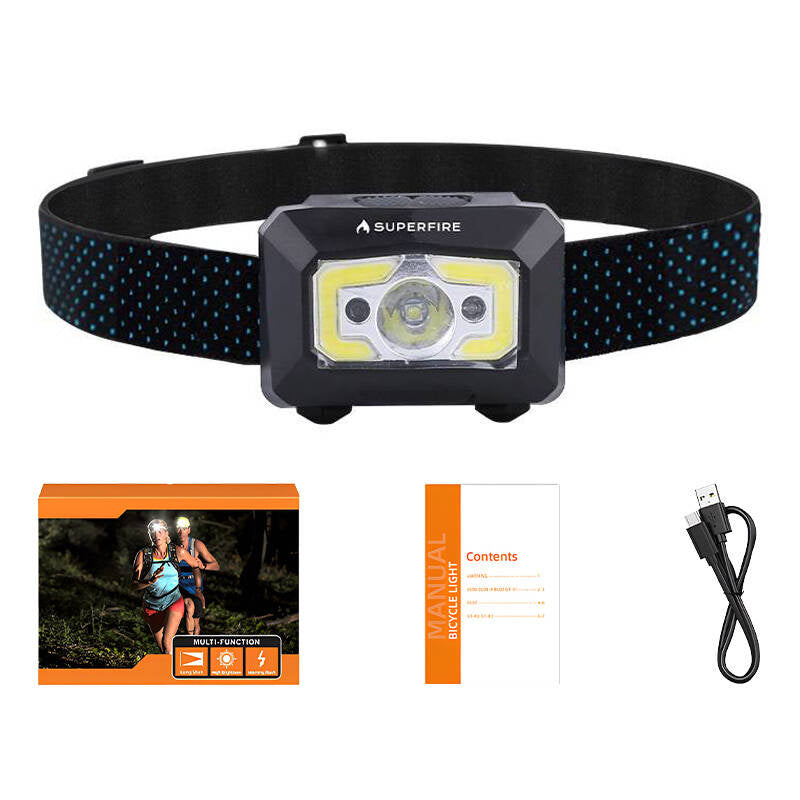 Superfire X30 pieres lukturītis, 340 lm, USB, 5 režīmi, 130 m