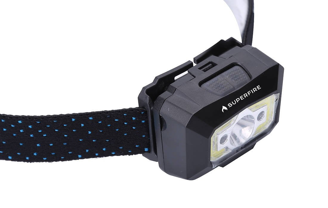 Superfire X30 pieres lukturītis, 340 lm, USB, 5 režīmi, 130 m