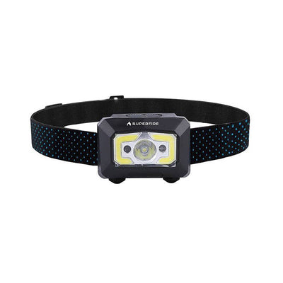 Superfire X30 pieres lukturītis, 340 lm, USB, 5 režīmi, 130 m