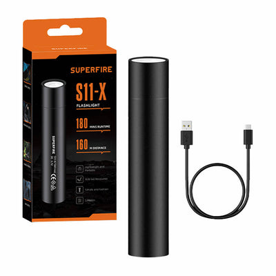 Superfire S11-X lukturītis, 700 lm, USB, 5 režīmi