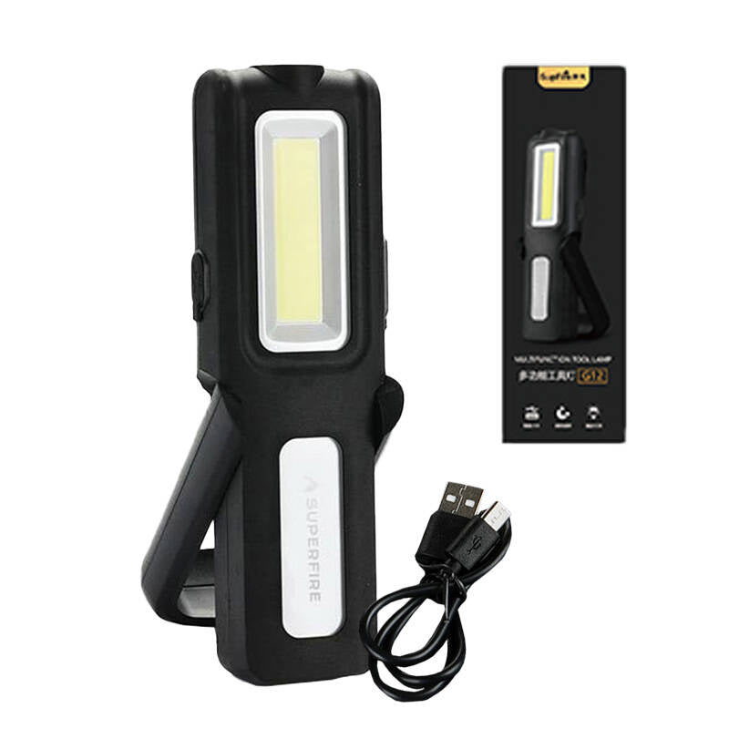 Darbnīcas lukturītis Superfire G12, 566lm, USB