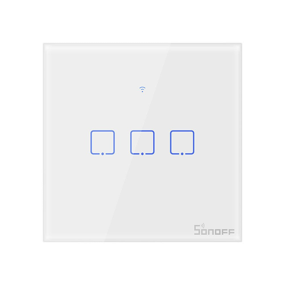 Smart Switch WiFi + RF 433 Sonoff T1 EU TX (3-channel)