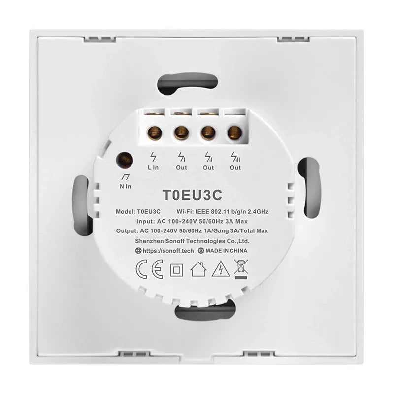 Smart Switch WiFi  Sonoff T0 EU TX (3-channels)