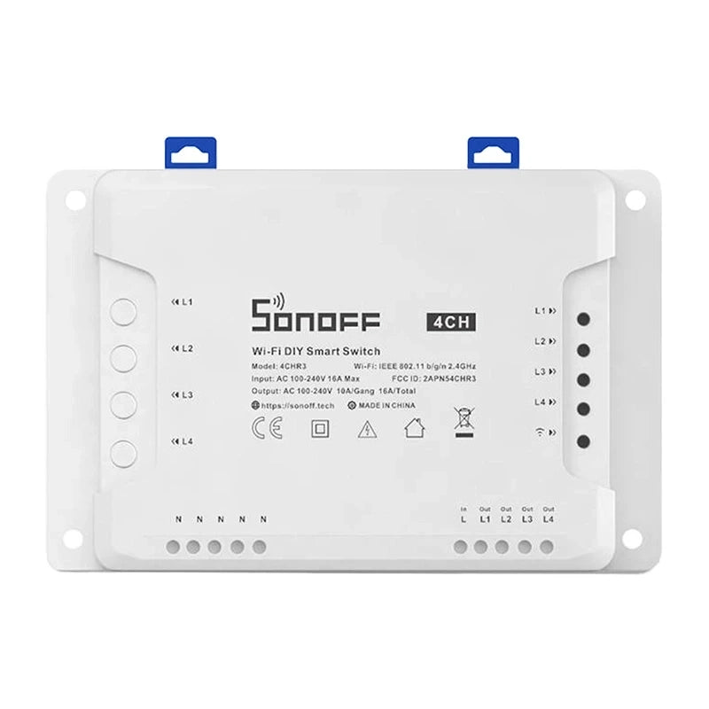 SONOFF WiFi viedais slēdzis 4CHR3