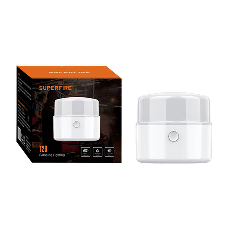 Kempinga lampa Superfire T20, 180lm, USB