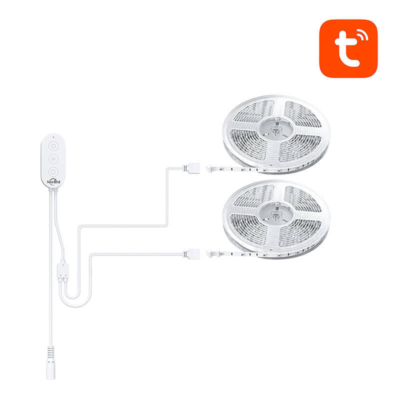 Viedā WiFi RGB LED gaismas lente NiteBird SL3 (2x5m), Tuya