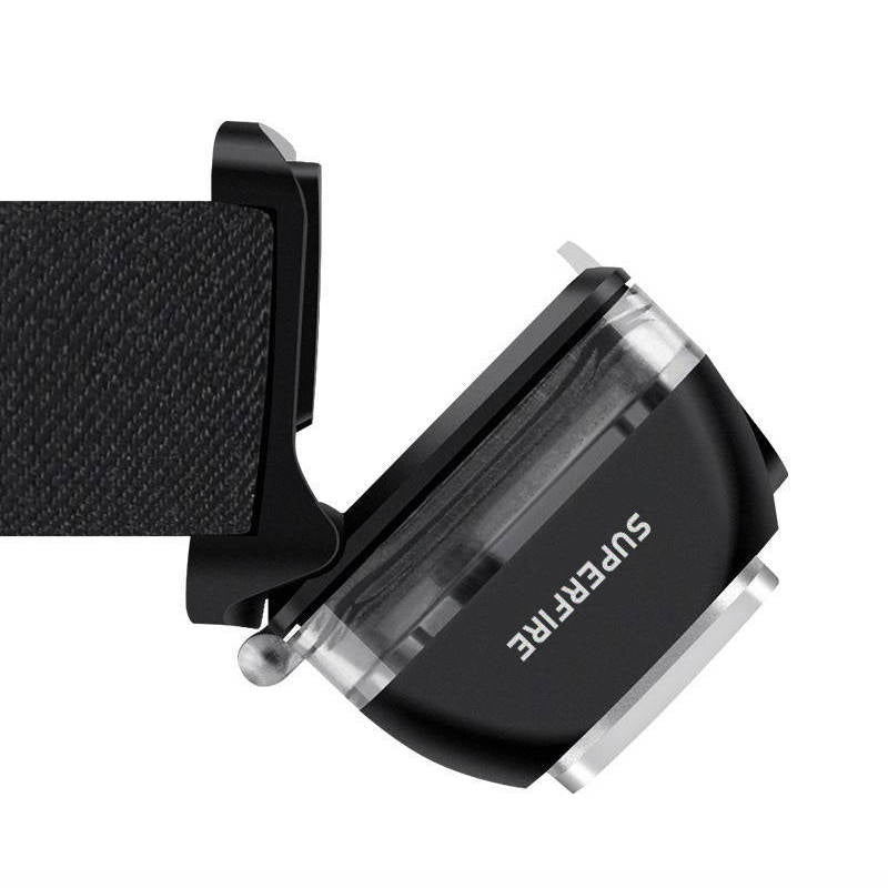 Superfire HL07 headlamp flashlight, 320 lm, USB, 5 modes, 90 m