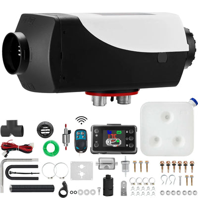VEVOR 12 V dīzeļdegvielas autonomais sildītājs, 5–8 kW, dīzeļdegvielas gaisa sildītājs, gaisa autonomais sildītājs automašīnām, kemperiem, laivām, kravas automašīnām un autobusiem
