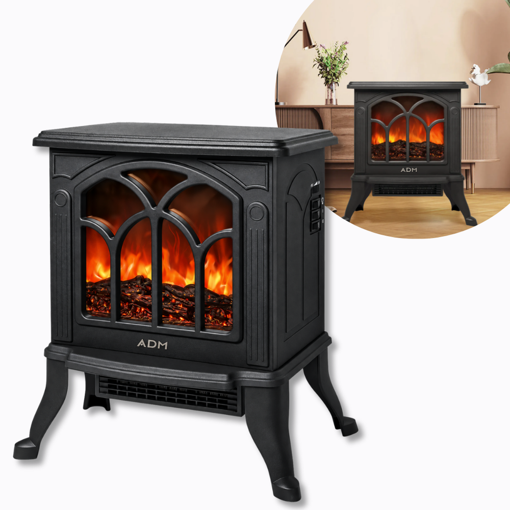ADM 3D flame fireplace - 2in1 heater&blower, SKU: 2077