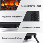 ADM 3D flame fireplace - 2in1 heater&blower, SKU: 2077