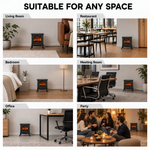 ADM 3D flame fireplace - 2in1 heater&blower, SKU: 2077