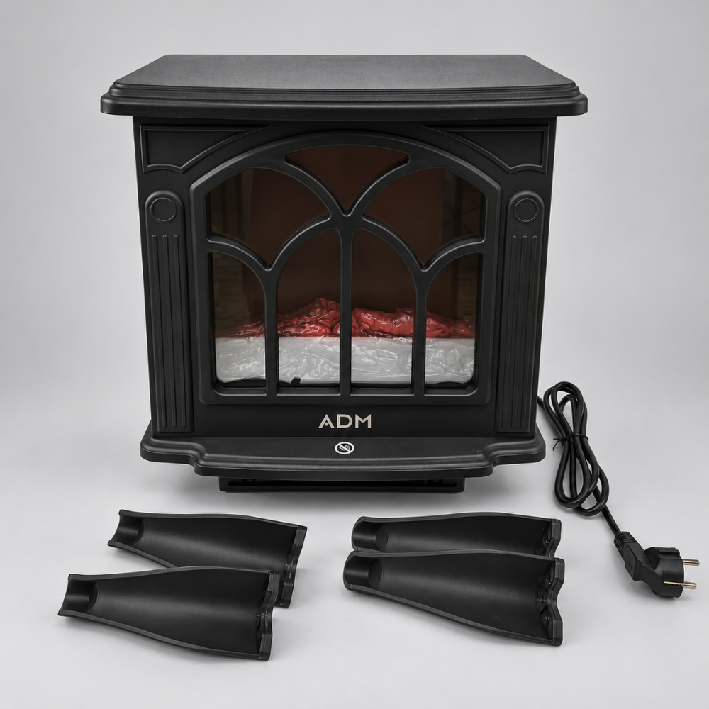 ADM 3D flame fireplace - 2in1 heater&blower, SKU: 2077