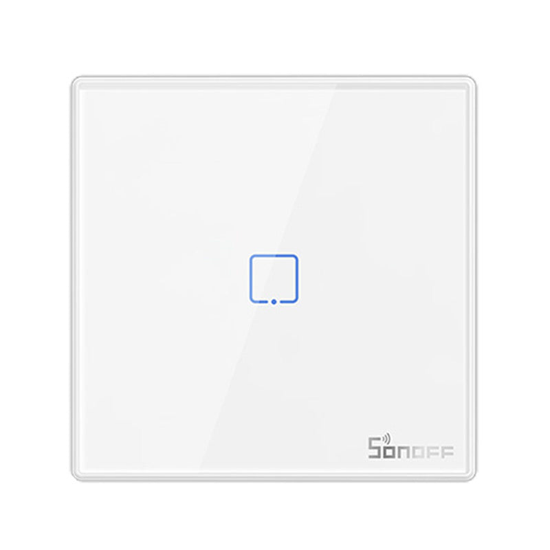 Viedais bezvadu sienas slēdzis Sonoff T2EU1C-RF 433MHz (1 kanāls)
