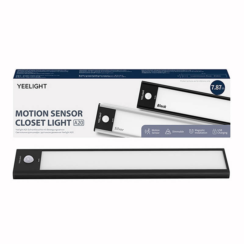 Yeelight skapja lampa, melna, 20 cm, 2700K 