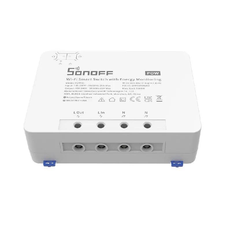 Sonoff POWR3 viedais WiFi slēdzis ar strāvas mērīšanas funkciju