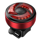 Superfire BTL02 aizmugurējais velosipēda lukturis, USB, 330 mAh, 3 režīmi