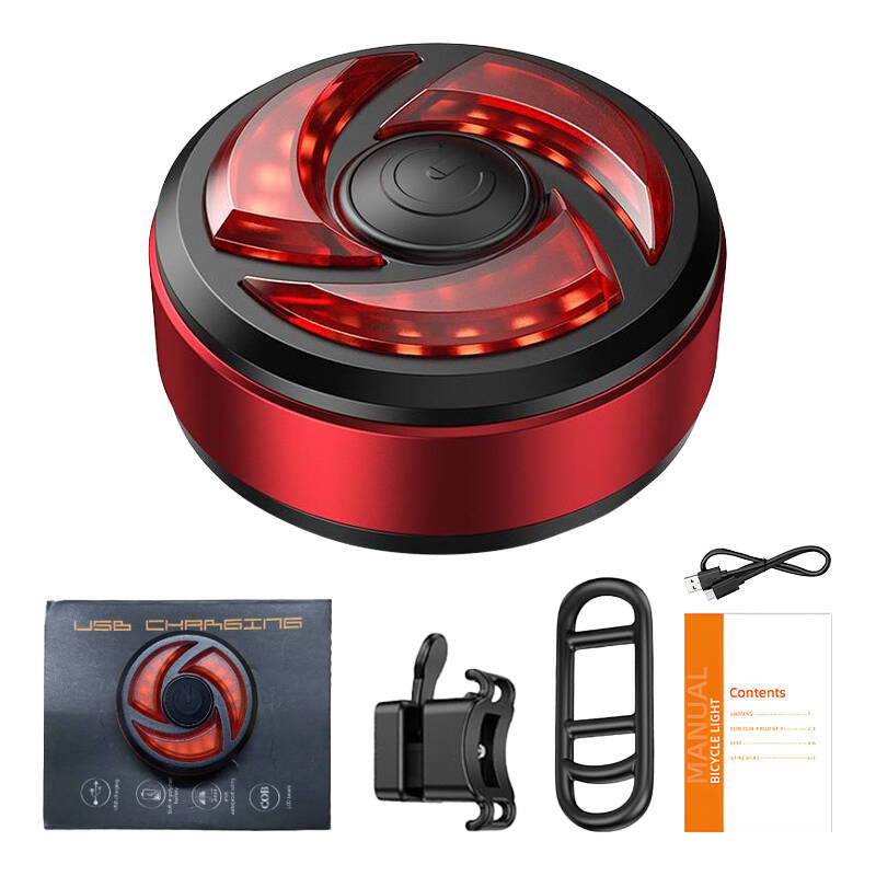 Superfire BTL02 aizmugurējais velosipēda lukturis, USB, 330 mAh, 3 režīmi