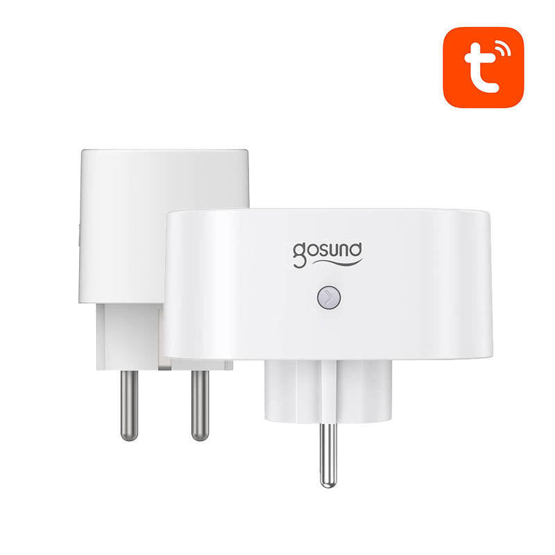 Gosund SP211 divkārša WiFi viedā kontaktligzda, 2 gab. 3500 W (divu iepakojums) Tuya