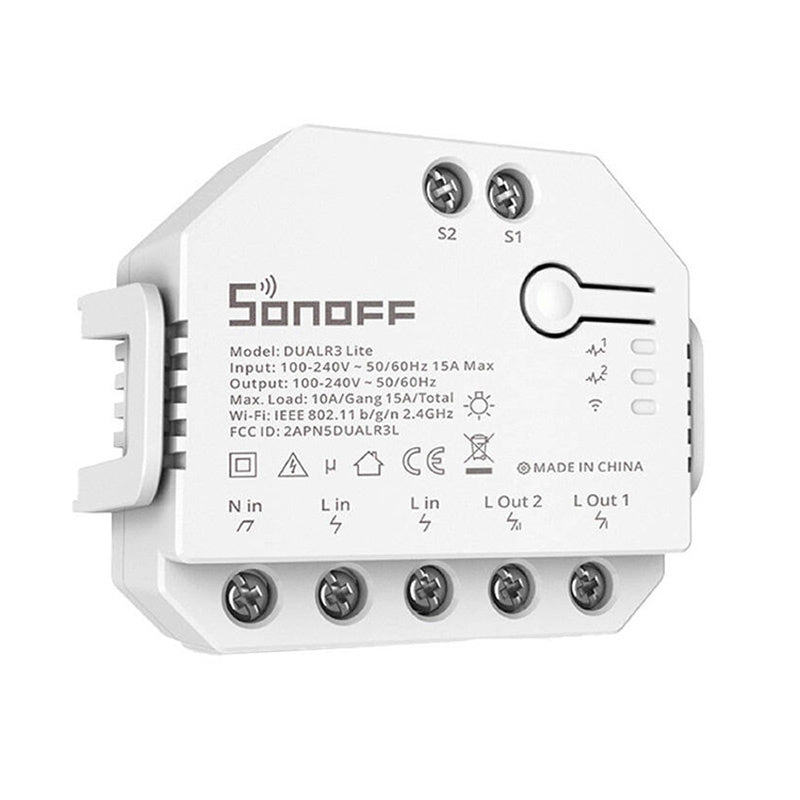 Viedais Wi-Fi slēdzis WiFi Sonoff Dual R3 Lite
