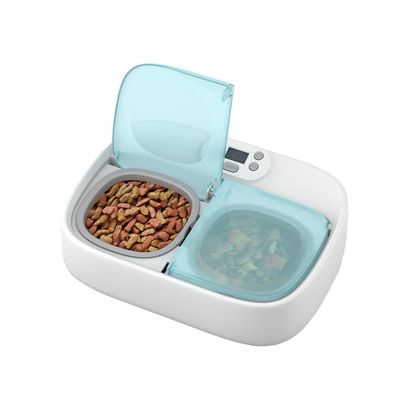 Divu ēdienreižu barotava Smart Bowl ar dzesēšanas Petoneer