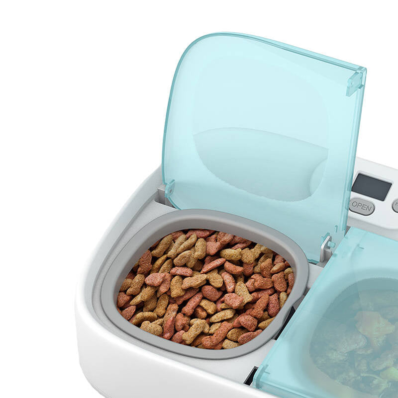 Divu ēdienreižu barotava Smart Bowl ar dzesēšanas Petoneer