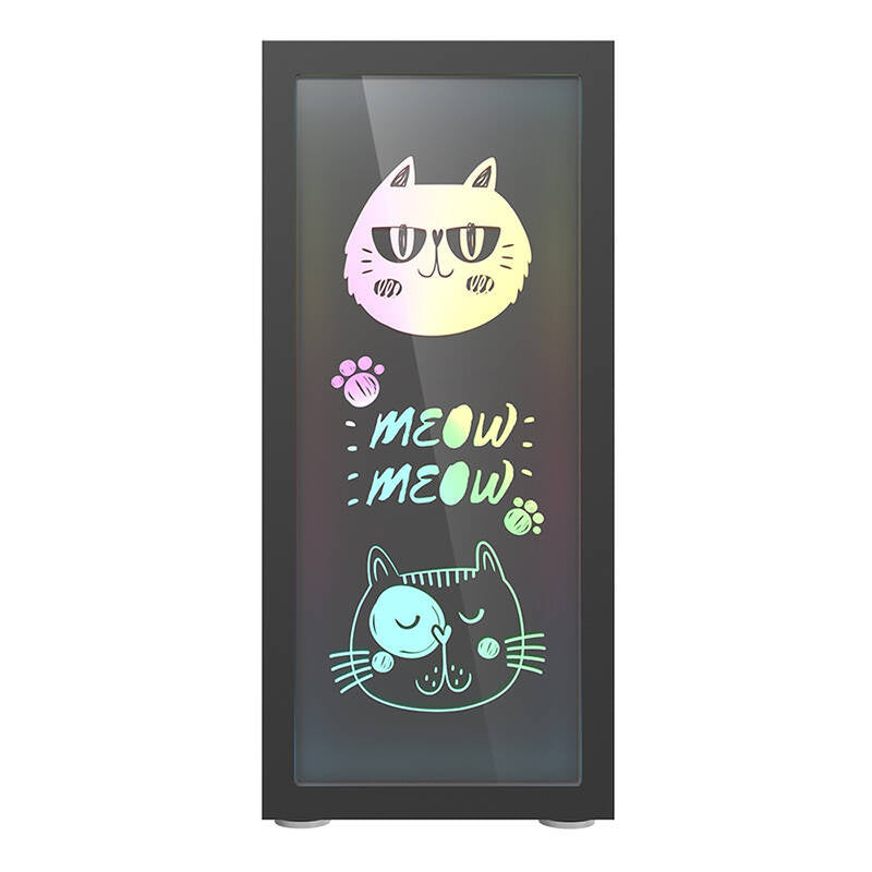 Darkflash DK210 Graffiti computer case (black)