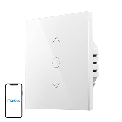 Viedā WiFi rullo žalūziju taimeris Meross MRS100HK(EU) (HomeKit)