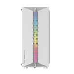 Darkflash DK151 LED datora korpuss (balts) + 3 RGB ventilatori