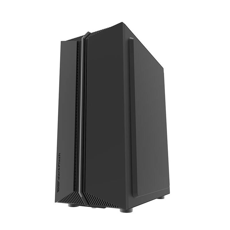 Darkflash DK151 LED datora korpuss (melns) + 3 RGB ventilatori