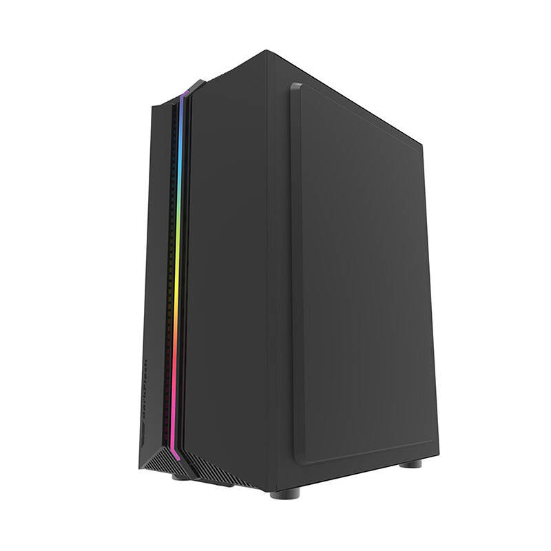 Darkflash DK151 LED datora korpuss (melns) + 3 RGB ventilatori