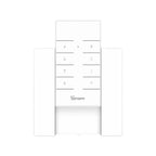 Wall-mounted base for remote control Sonoff RM433