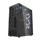 Darkflash DK352 Plus computer case (black) + 4 RGB fans