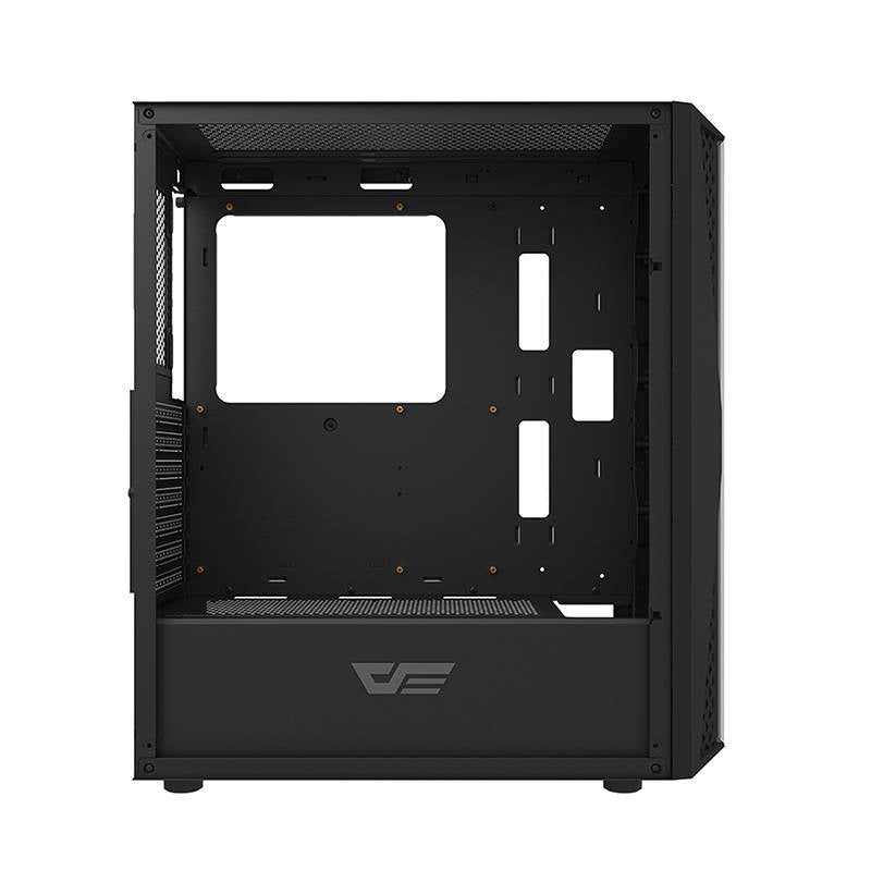 Darkflash DK352 Plus datora korpuss (melns) + 4 RGB ventilatori