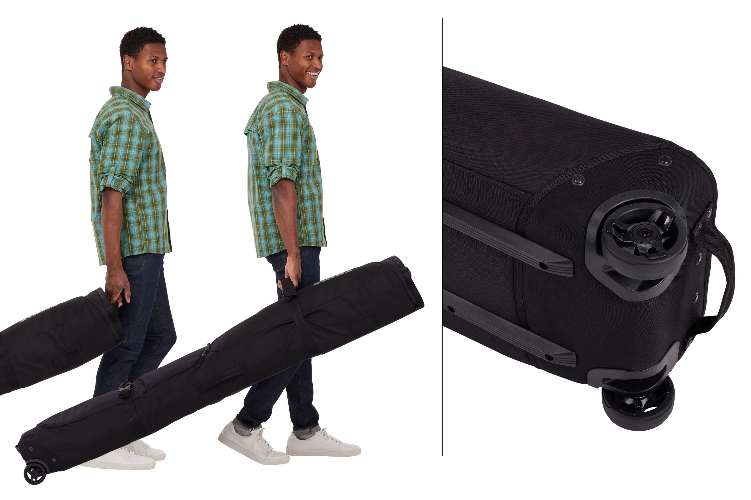 Thule 5176 Roundtrip Rolling Snowboard Bag 165cm Black