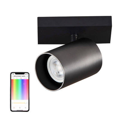 Yeelight griestu prožektors YLDDL-0083 (viena spuldze), melns