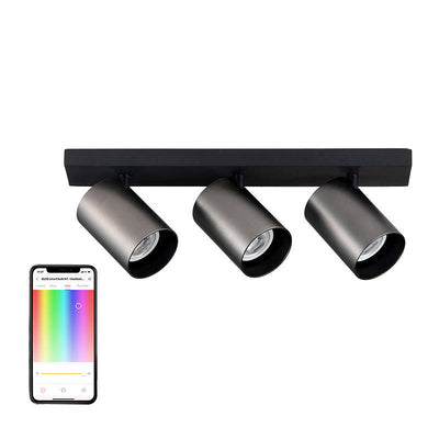 Yeelight griestu prožektors YLDDL-0085-B (trīs spuldzes), melns