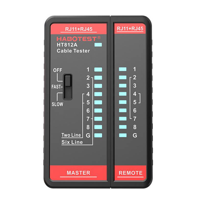Network cable tester Habotest HT812A  RJ45/RJ14/RJ12/RJ9