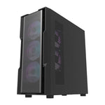 Darkflash DK431 Mesh datora korpuss (melns) + 4 ARGB ventilatori