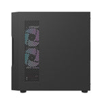 Darkflash DK431 Mesh datora korpuss (melns) + 4 ARGB ventilatori