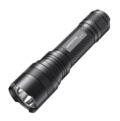 Superfire L6-U lukturītis - 1480 lm, 330 m, 5 režīmi, 20 W, USB-C