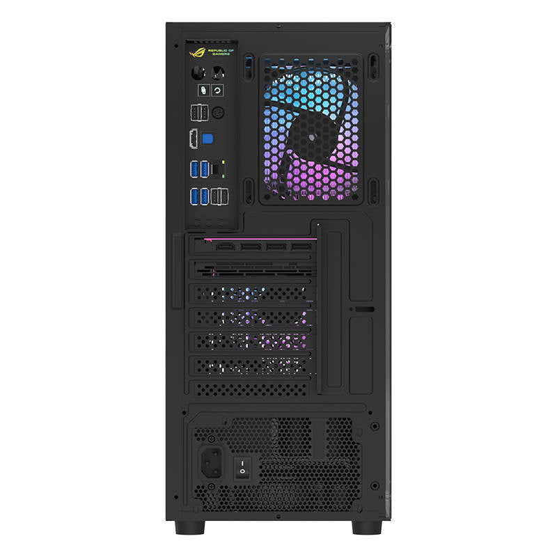 Darkflash A290 datora korpuss (melns) + 3 ventilatori