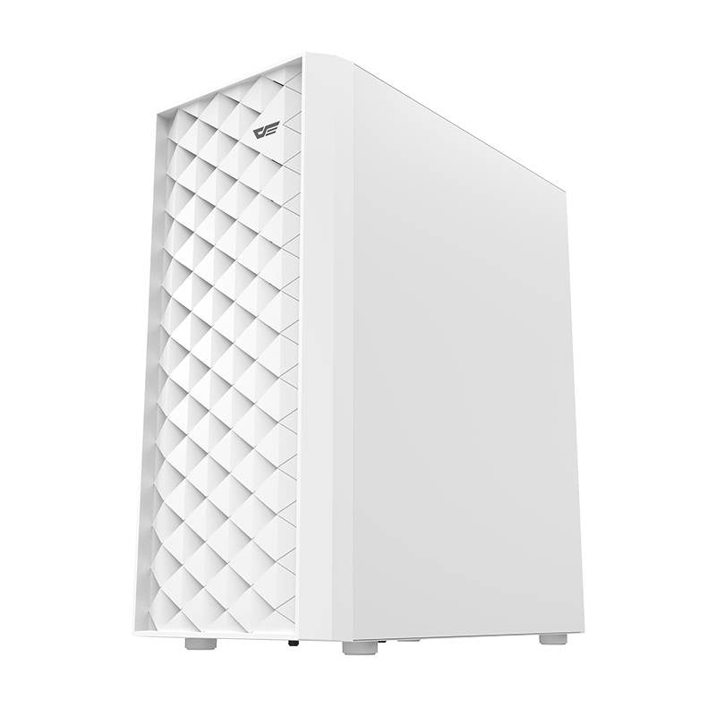 Darkflash DK351 datora korpuss (balts) + 4 RGB ventilatori