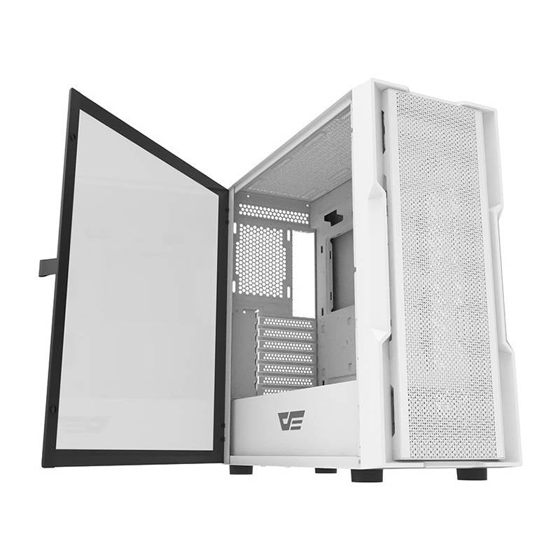 Darkflash DK431 computer case (white) + 4 fans