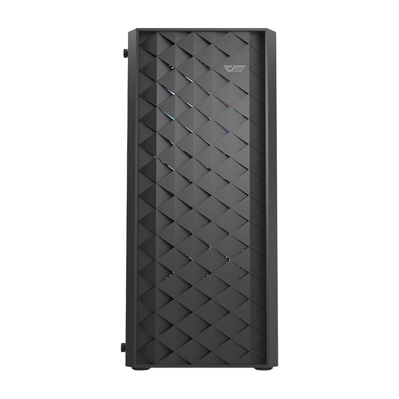 Darkflash DK351 datora korpuss (melns) + 4 RGB ventilatori