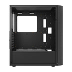 Darkflash DK351 datora korpuss (melns) + 4 RGB ventilatori