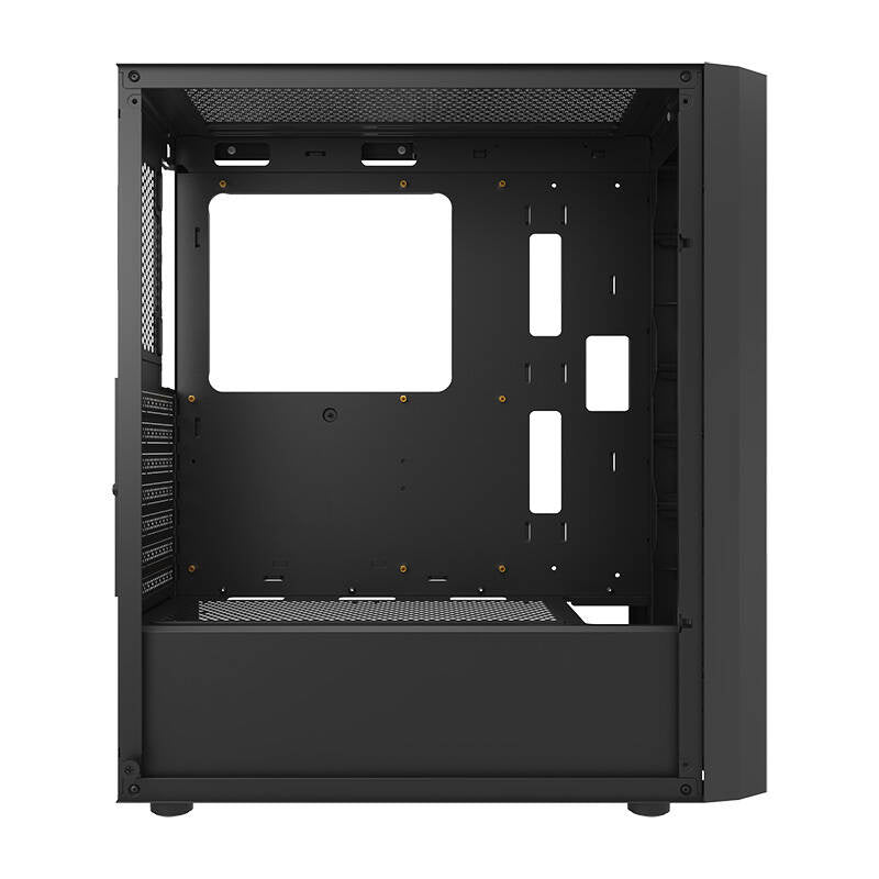 Darkflash DK351 datora korpuss (melns) + 4 RGB ventilatori