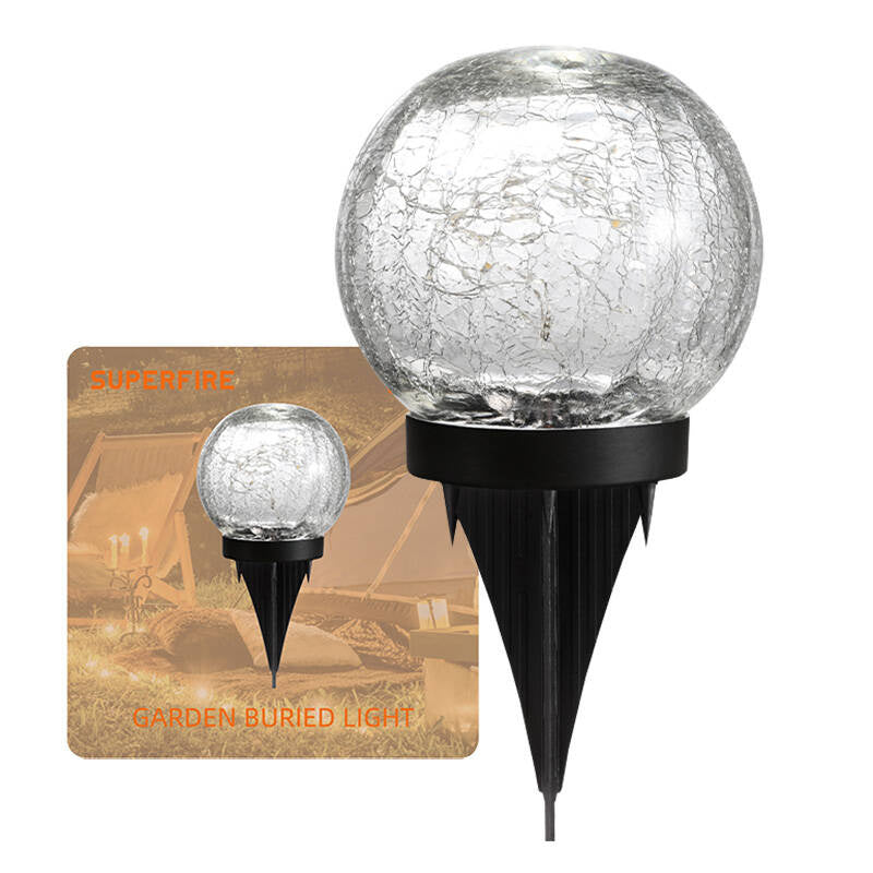 Dārza saules lampa Superfire FF16-A, 600mAh