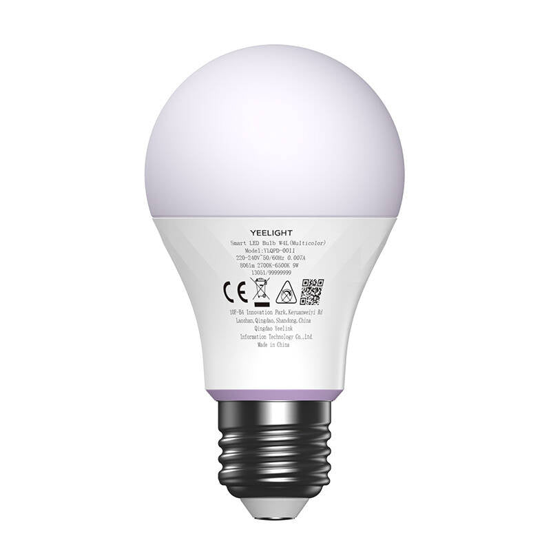 Yeelight E27 viedā spuldze W4 (krāsaina) - 4 gab.