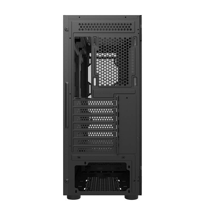 Darkflash DK431 stikla datora korpuss (melns) + 4 RGB ventilatori